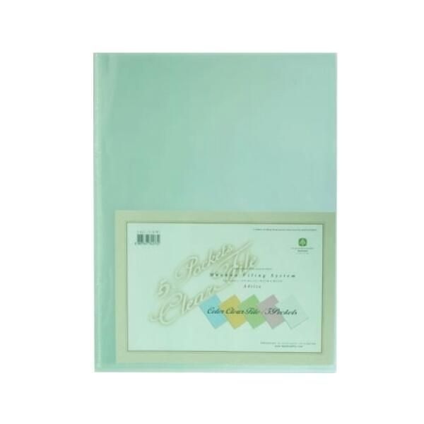 (현대Hmall) 아트박스/한가람문구 PP 투명클리어화일 A4 F427-73(6매/녹색)