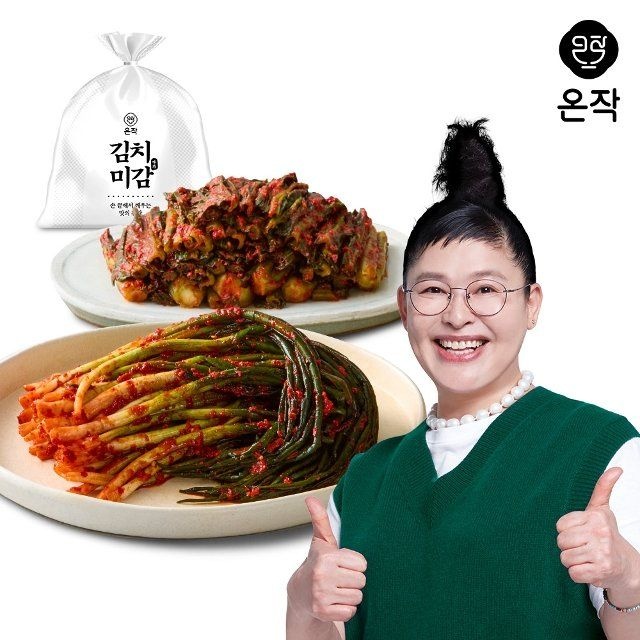 온작 [온작] 이영자 파김치 1kg+갓김치 1kg(총2kg)