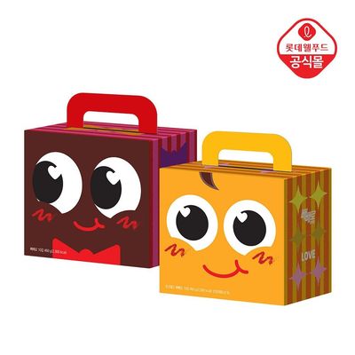 롯데 빼빼로 초코 패키지 10입(46gx10)+초코필드 패키지 10입(45gx10)