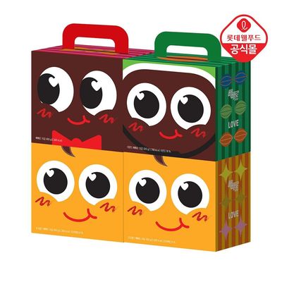 롯데 빼빼로 초코필드 패키지 10입x2세트+아몬드 패키지 10입+초코 패키지 10입