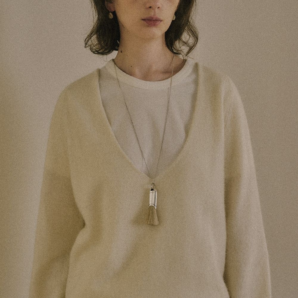 HORSEHAIR BRUSH NECKLACE_2 Colors