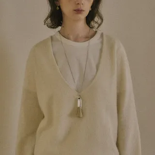세이지먼트 [6th] HORSEHAIR BRUSH NECKLACE_2 Colors