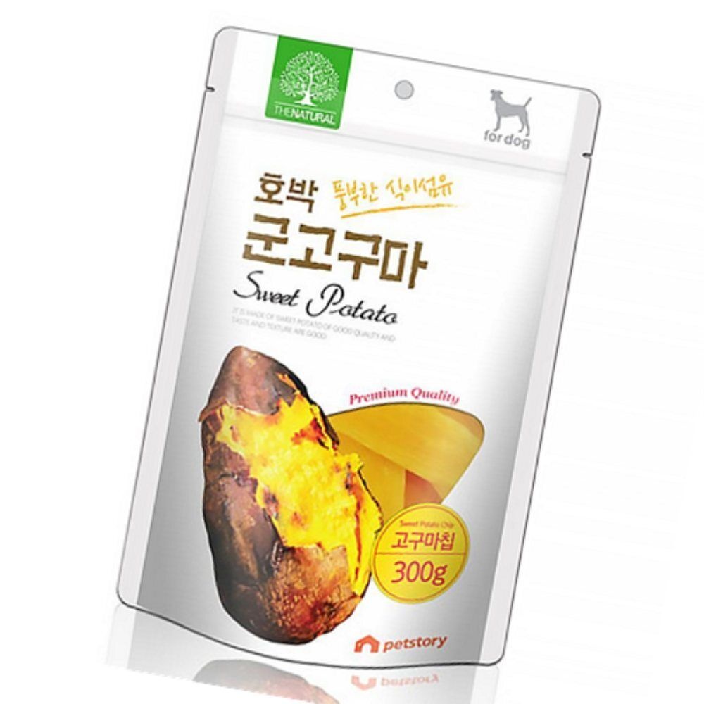 [오늘출발] 더내추럴 호박 군고구마 칩 300G 애견간식 애견고구마간식