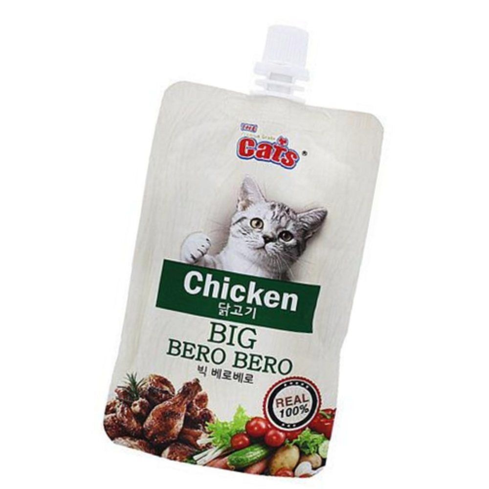 더캣츠 BIG 베로베로 닭고기 85G 길냥이간식 길고양이간식
