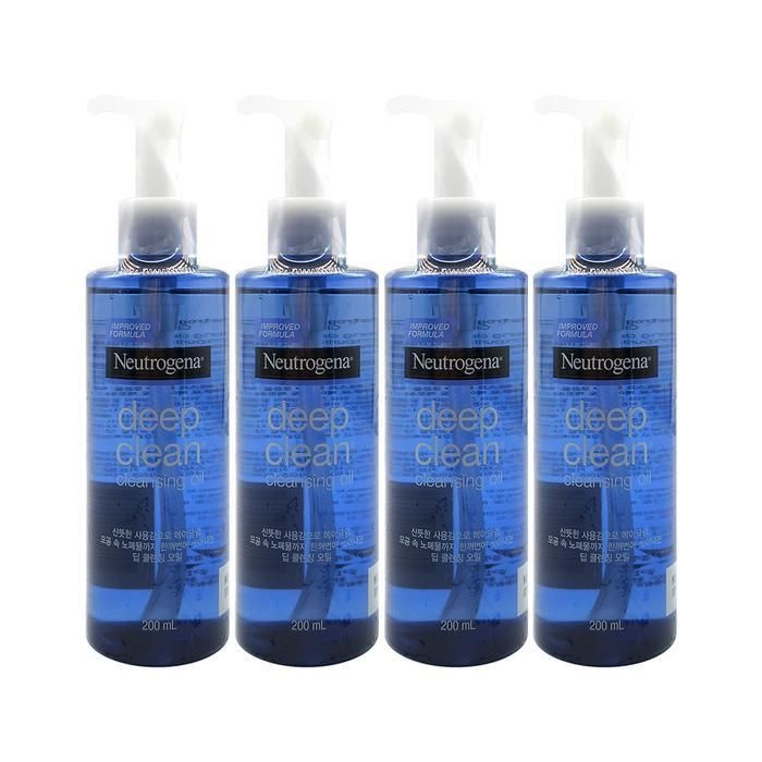 뉴트로지나 딥 클린 클렌징 오일 200ml x 4개