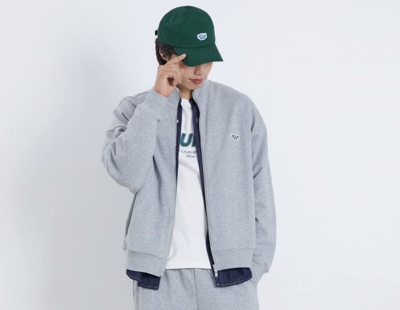 UCLA 스몰 와펜 오버펫 집업 ( UA9GD91 )