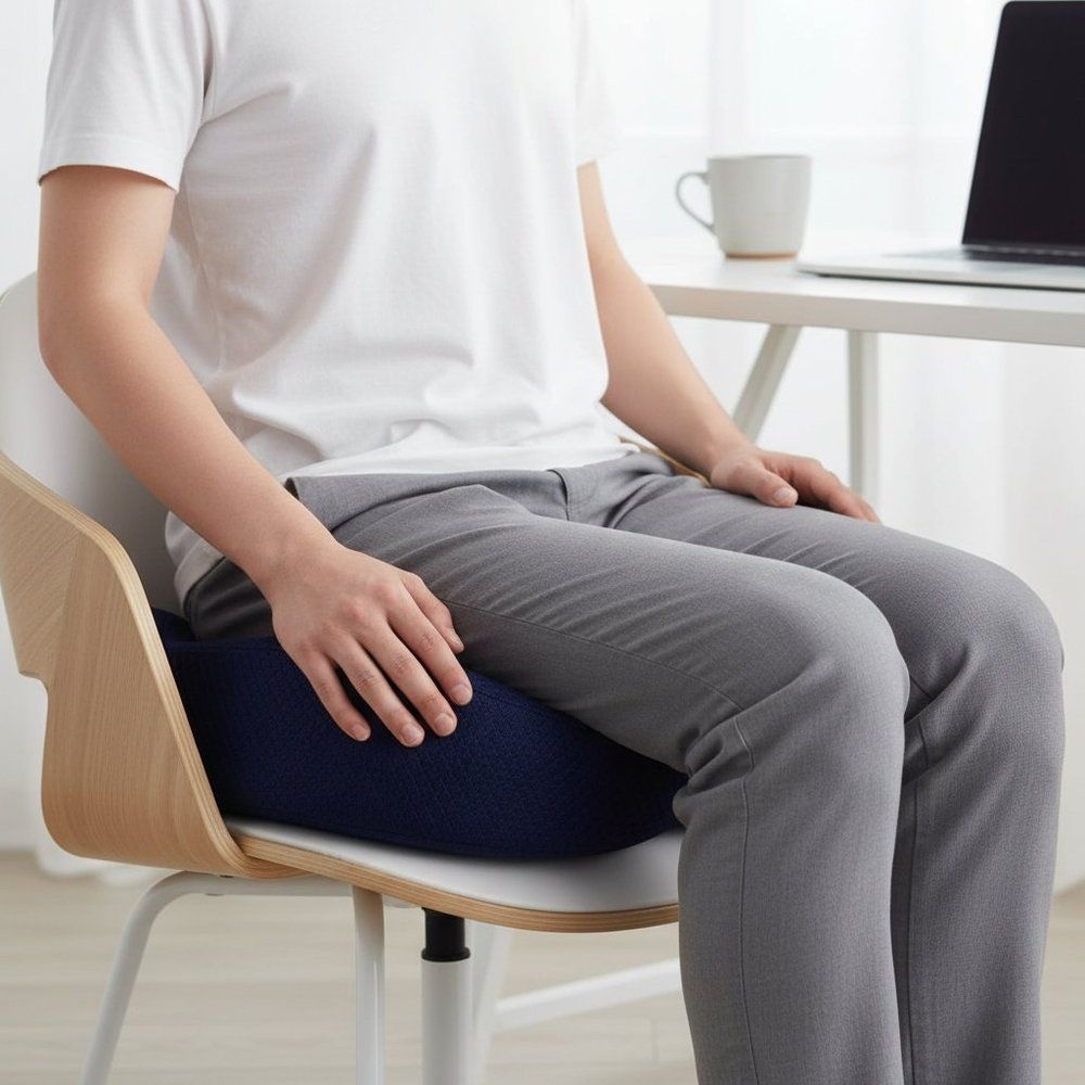 치루 방석 치질 임산부 도넛 쿠션 메모리폼 회음부 완화 의자