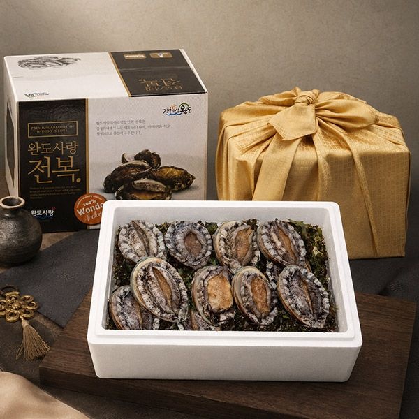 [롯데백화점] 자연맛남 완도사랑 청정해역 참전복 세트 1.5kg (kg당22-25미)