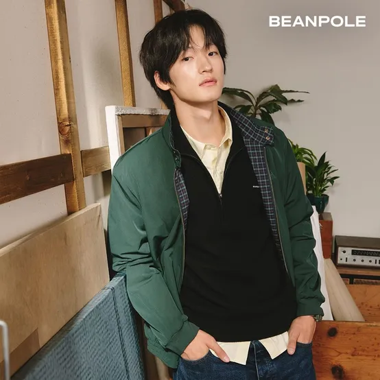[BEANPOLEKNAP] 와플 라운드티  블랙 (BC5341N045)