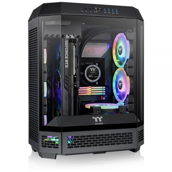 써멀테이크 The Tower 600 블랙 (미들타워)