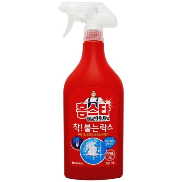 착붙는락스 LG생활건강 홈스타 곰팡이제거제 750ml 6개 .