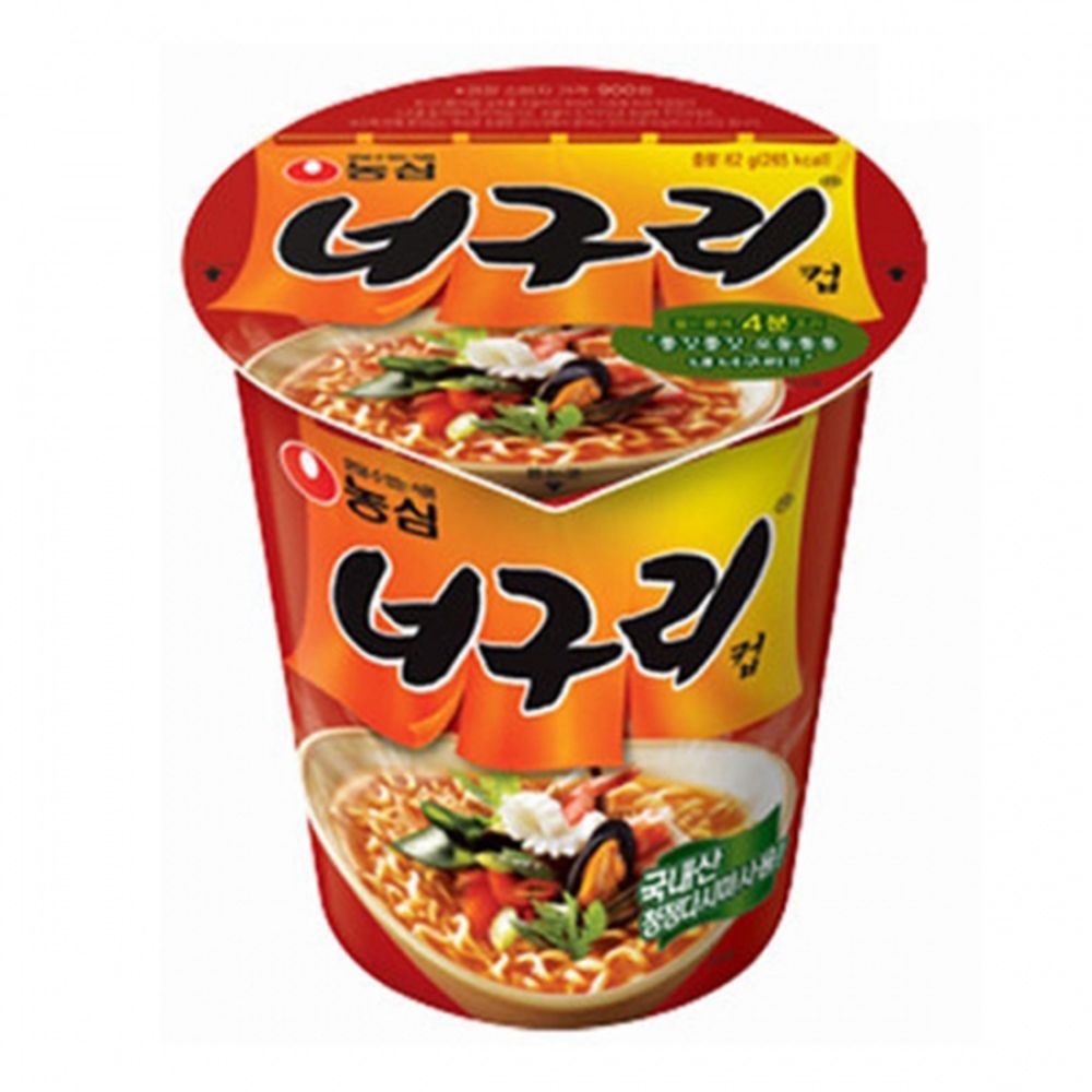 농심 너구리 소컵 62gx30 컵라면 작은컵