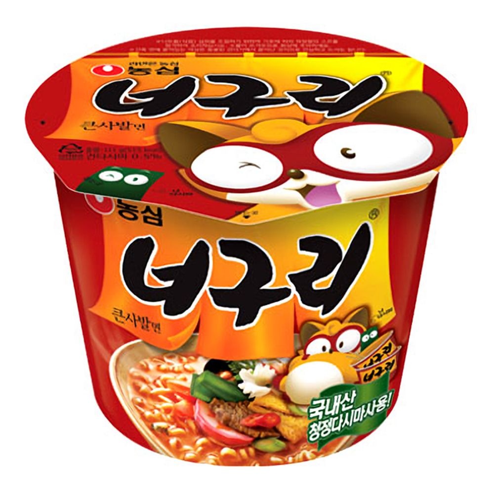 농심 너구리 큰사발 111gx16 컵라면 큰컵