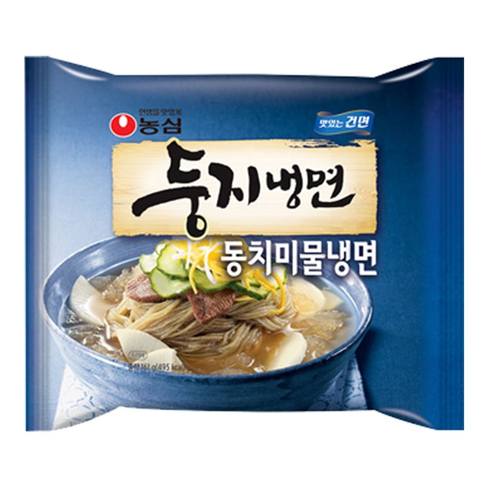 농심 둥지 동치미 물냉면 161gx8봉