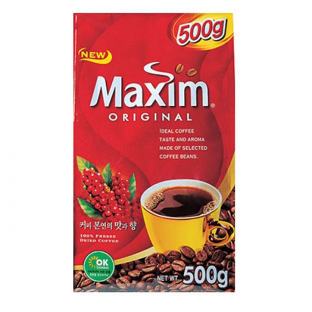 맥심 오리지날 500gx3 블랙 원두커피 리필 업소용 자판기용 대용량