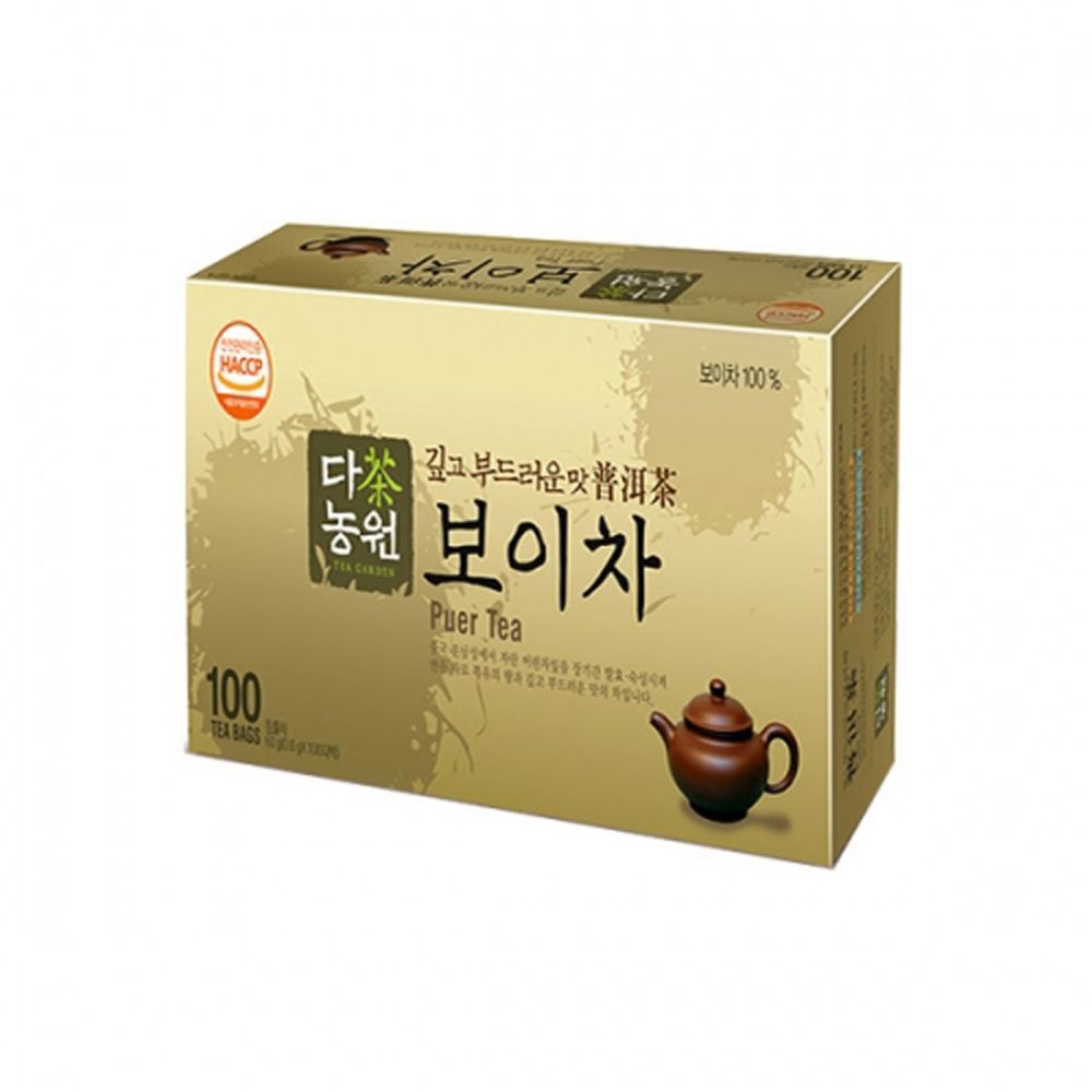 다농원 보이차 대용량티백 100Tx4