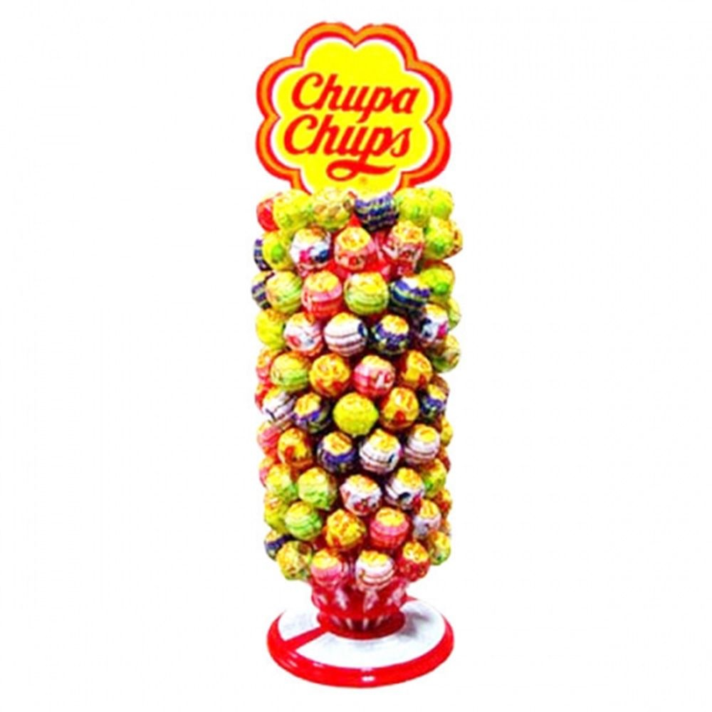 츄파춥스 슬림휠 1.32kg 120개x1박스 막대사탕 대용량