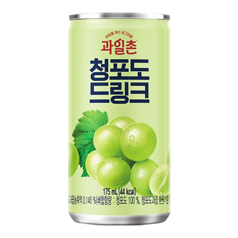 과일촌 청포도 드링크 175mlx30캔x3박스