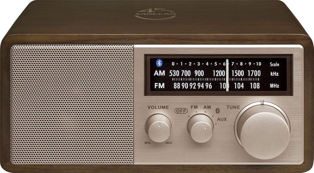 [해외] Sangean WR-16SE AM/FM/블루투스/Aux-in/USB  캐비닛 라디오