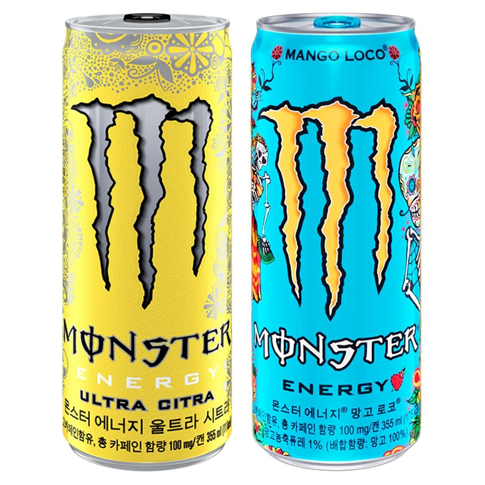 몬스터 에너지 355ml 시트라 12캔+망고 로코 12캔