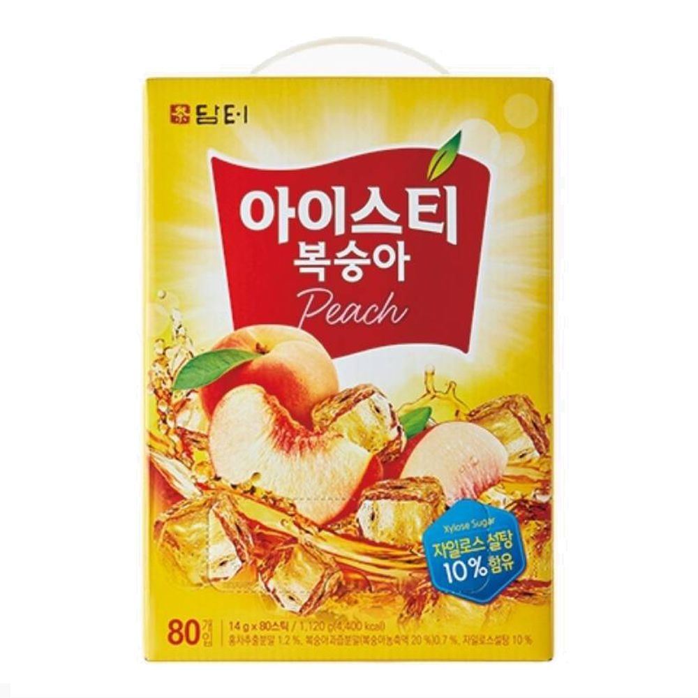 담터 복숭아 아이스티 80T