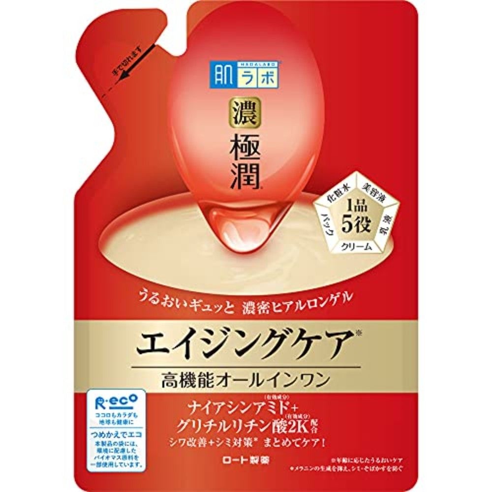 [해외] 하다라보 고쿠쥰 극윤 프리미엄 퍼펙트겔 올인원크림 80g 4개셋트