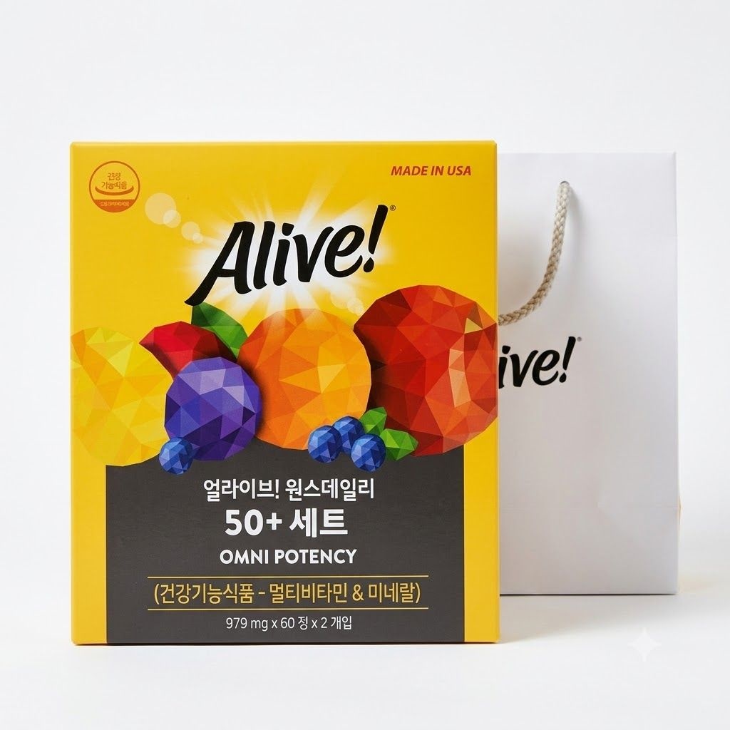 얼라이브 원스데일리50+ (60정 x 2) 선물세트 코스트코