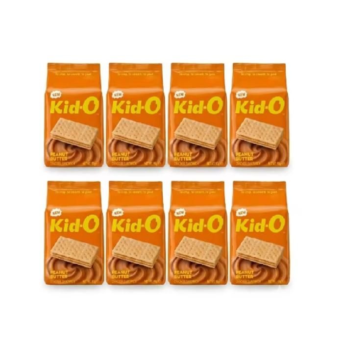 키도 피넛 버터 크래커 샌드위치 90g x 8개 사무실간식 (999)