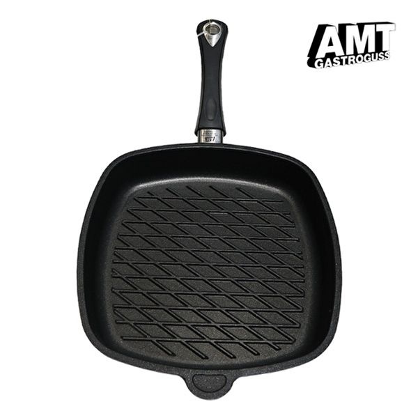 [AMT]AMT 주물 후라이팬 28cm_ 사각 인덕션용