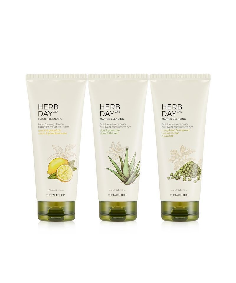 THE FACE SHOP 허브데이 페이셜 클렌징 폼 170ml (3종 택1)