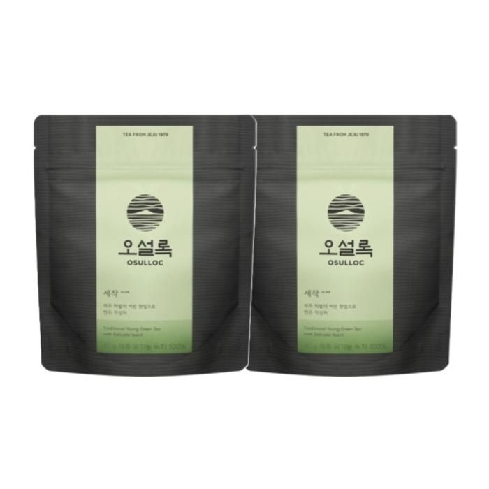 오설록 세작 잎차 40g x 2개