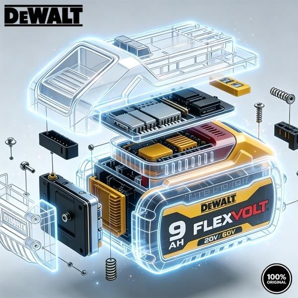 오리지널 디월트 배터리 20V, <b>DCB609</b> 20V/60V MAX*