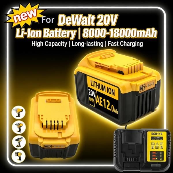 디월트 공구용 고출력 20V MAX 리튬이온 배터리, DCB547-XJ