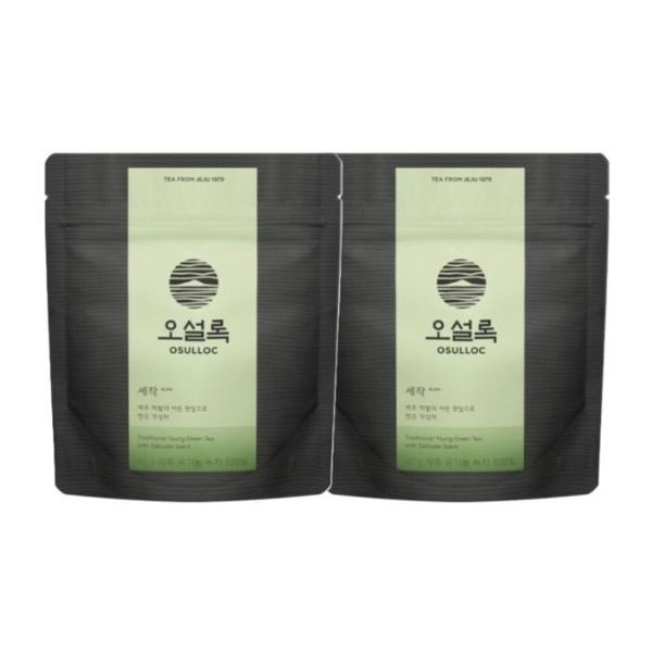 오설록 세작 잎차 40g x 2개