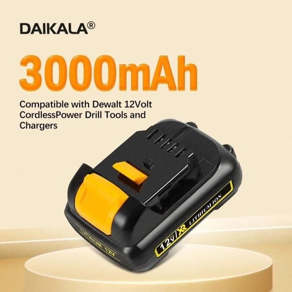 1-2팩 10.8V/12V 3.0Ah Dewalt DCB127
