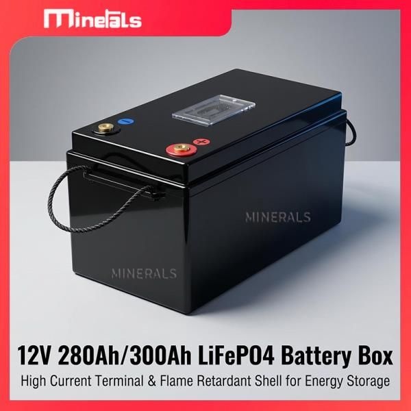 12V 280Ah/300Ah LFP4 배터리 박스 - JK LCD 창이