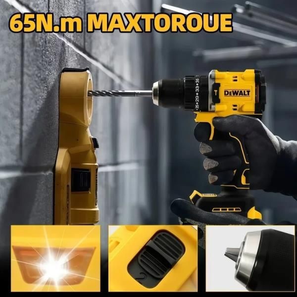 DEWALT DCD805 20V 브러시리스 무선 임팩트 드릴 전동