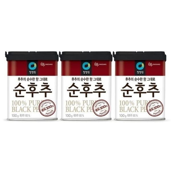 청정원 순후추 100g x 3개