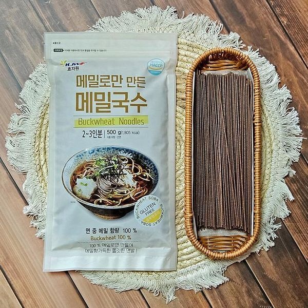 sellerhub [하프클럽]메밀로만 만든 메밀국수 1봉 100  메밀면 냉소바 온메밀국수 비빔 막국수