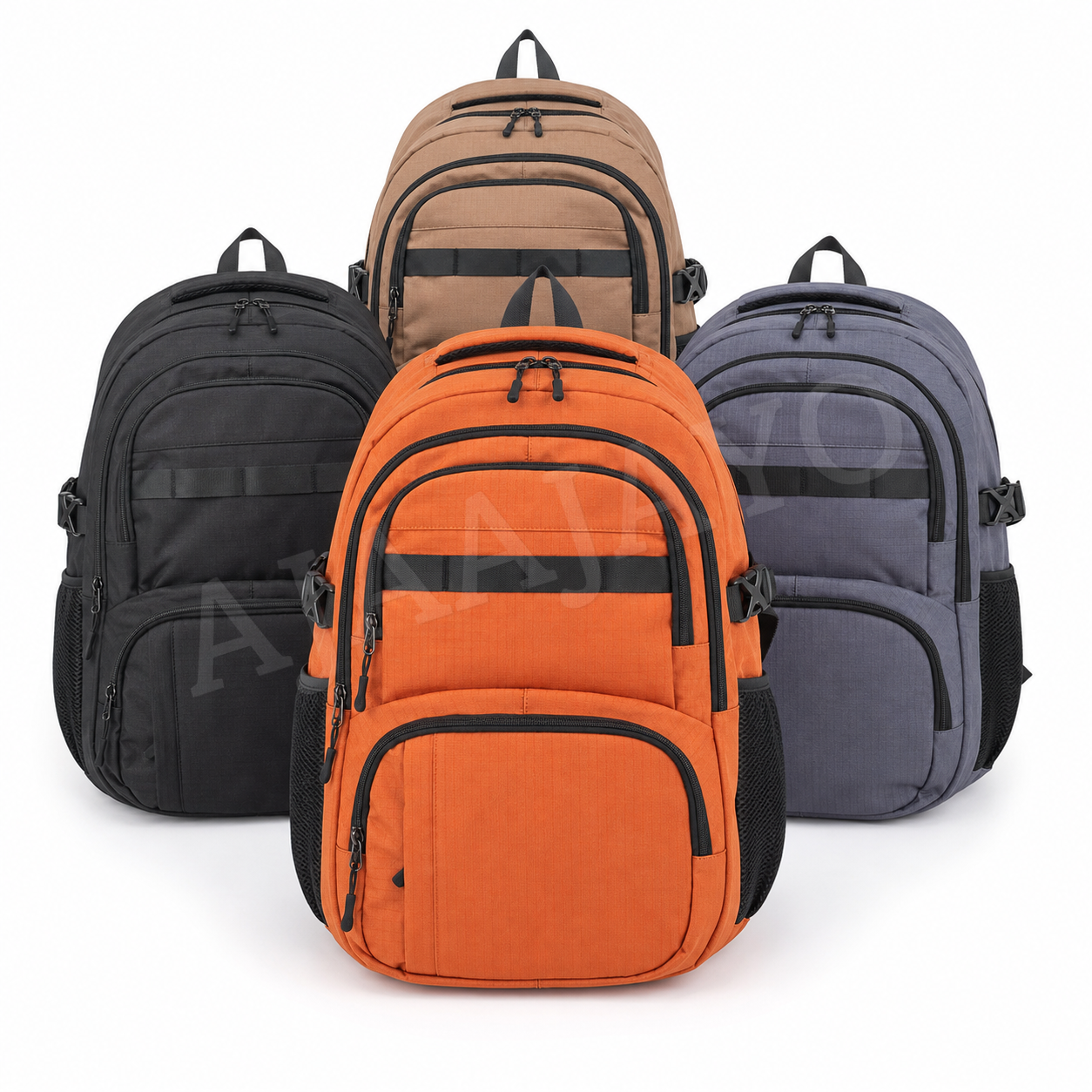 아자요협력사 캐주얼한 데일리 대용량 멀티포켓 여행용 노트북 학생 백팩 책가방 HD-5801