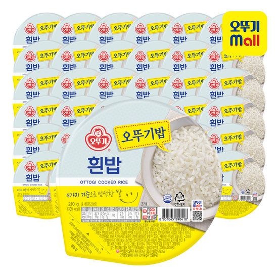{백화점 상품} [오뚜기] 맛있는 오뚜기밥 210g 36개 512594