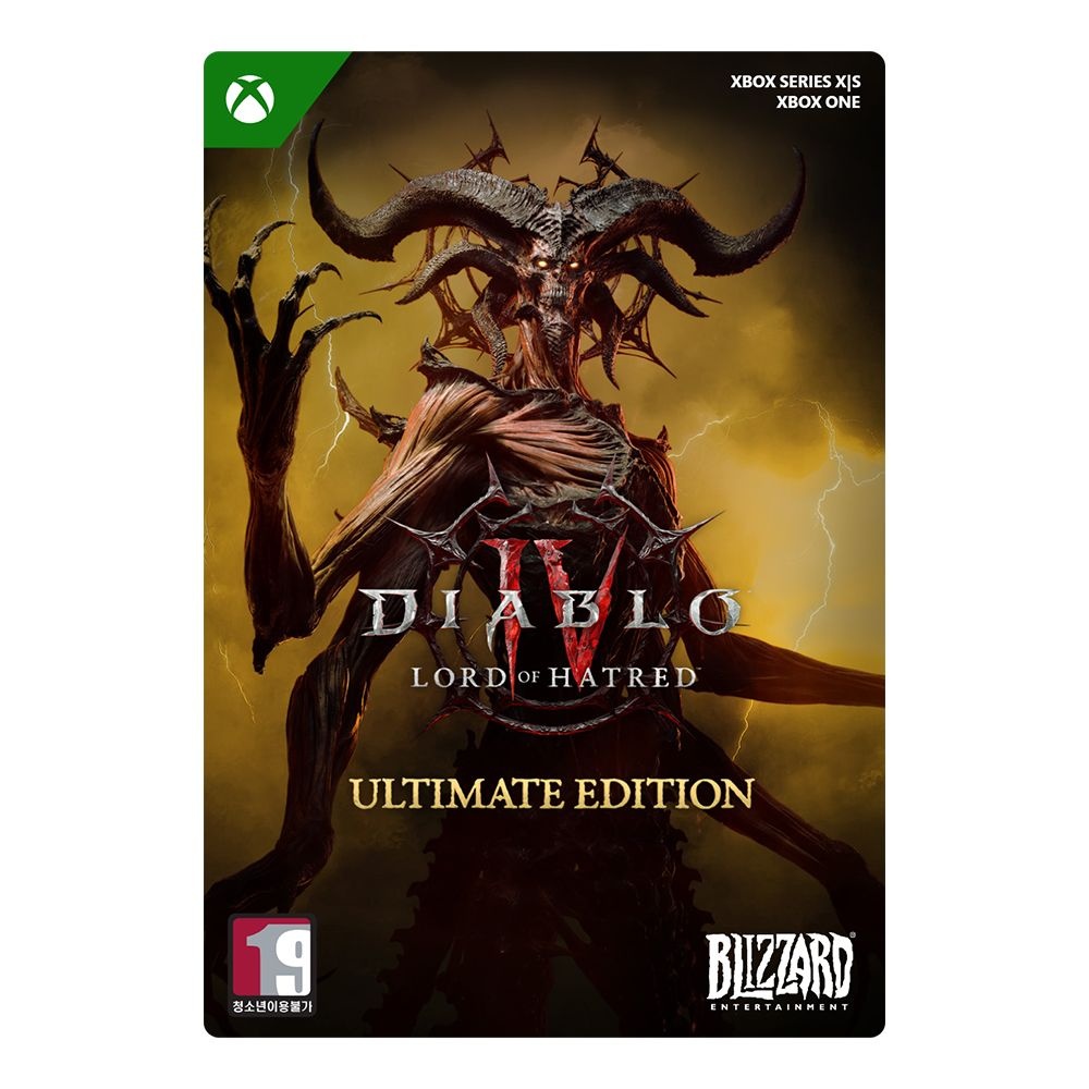 엑스박스 [XBOX] 디아블로 IV 증오의 군주 얼티밋 에디션 Digital Code [24시간 발송]