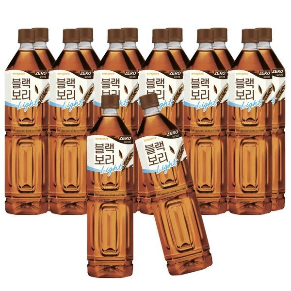 하이트진로 [하프클럽]블랙보리 라이트제로칼로리 1.5L X 12병 이중박스포장