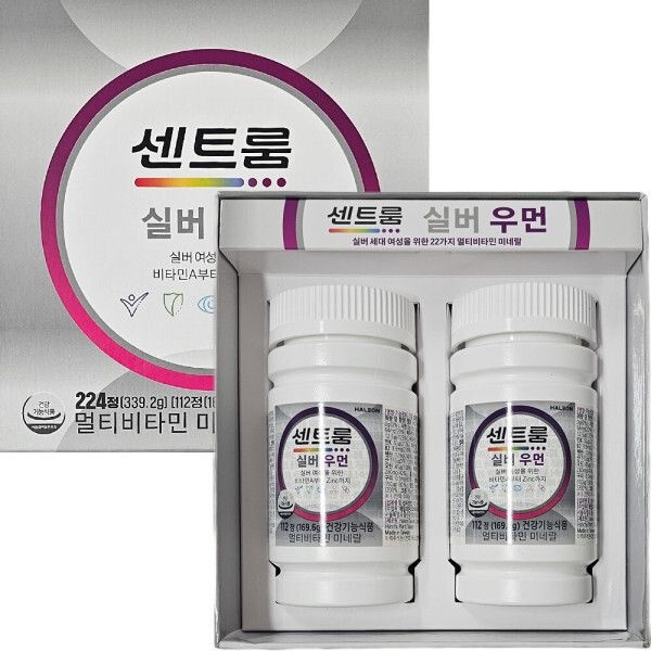 센트룸 실버우먼 멀티비타민세트 112정X2병