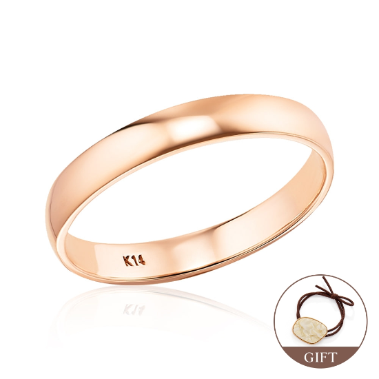 [비앤비골드] (9월베스트) 18K 심플링 3.0mm 엥게이지 반지 NPR15674