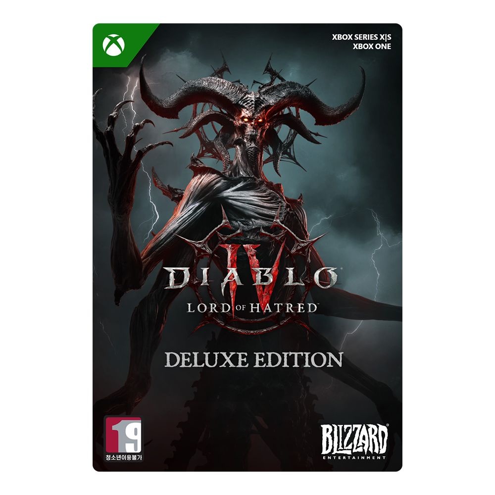 엑스박스 [XBOX] 디아블로 IV 증오의 군주 디럭스 에디션 Digital Code [24시간 발송]
