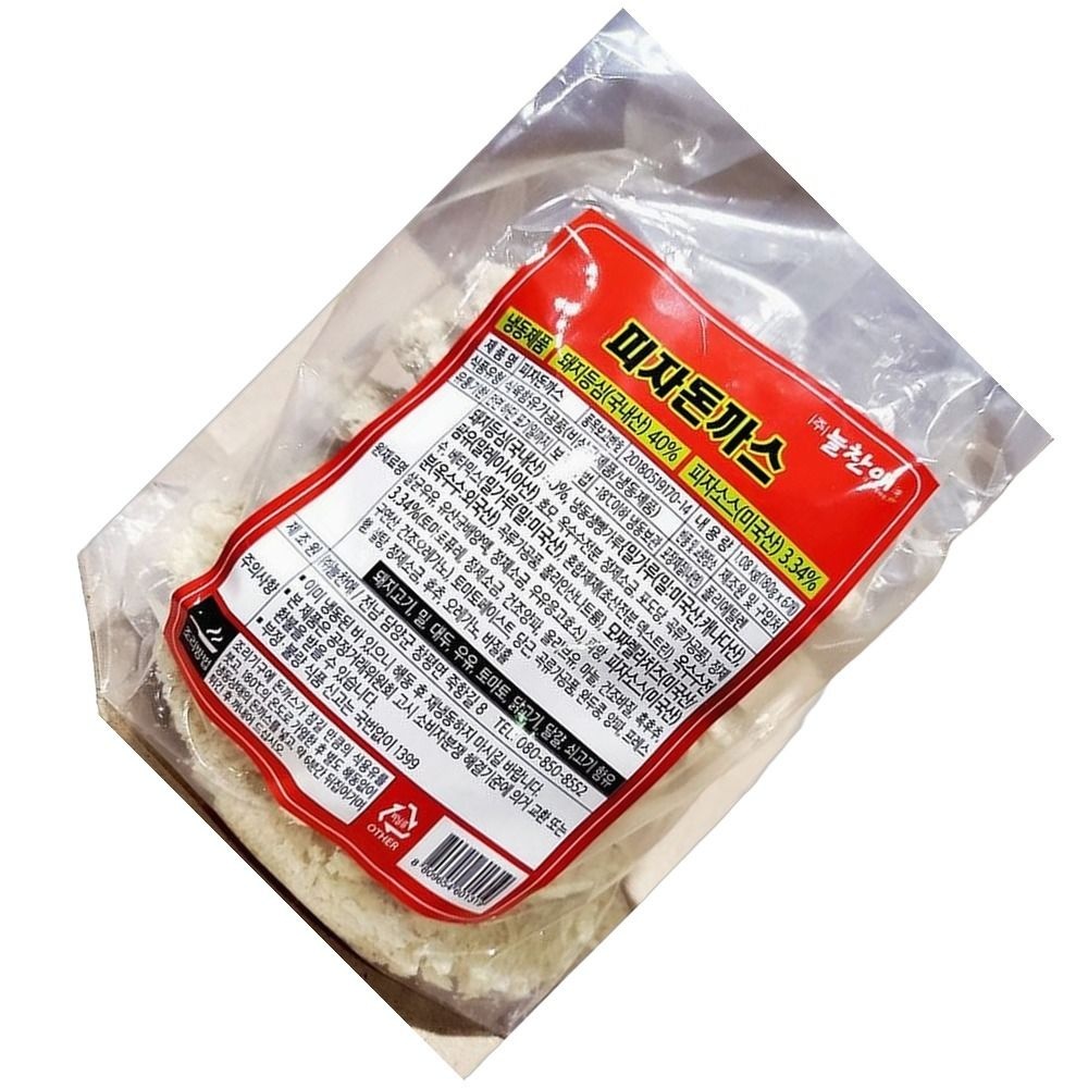 늘찬 늘찬애 냉동고기 집밥메뉴 PC방 맛집 안주 돈가스 피자 돈까스 1.08kg(6입) 1개