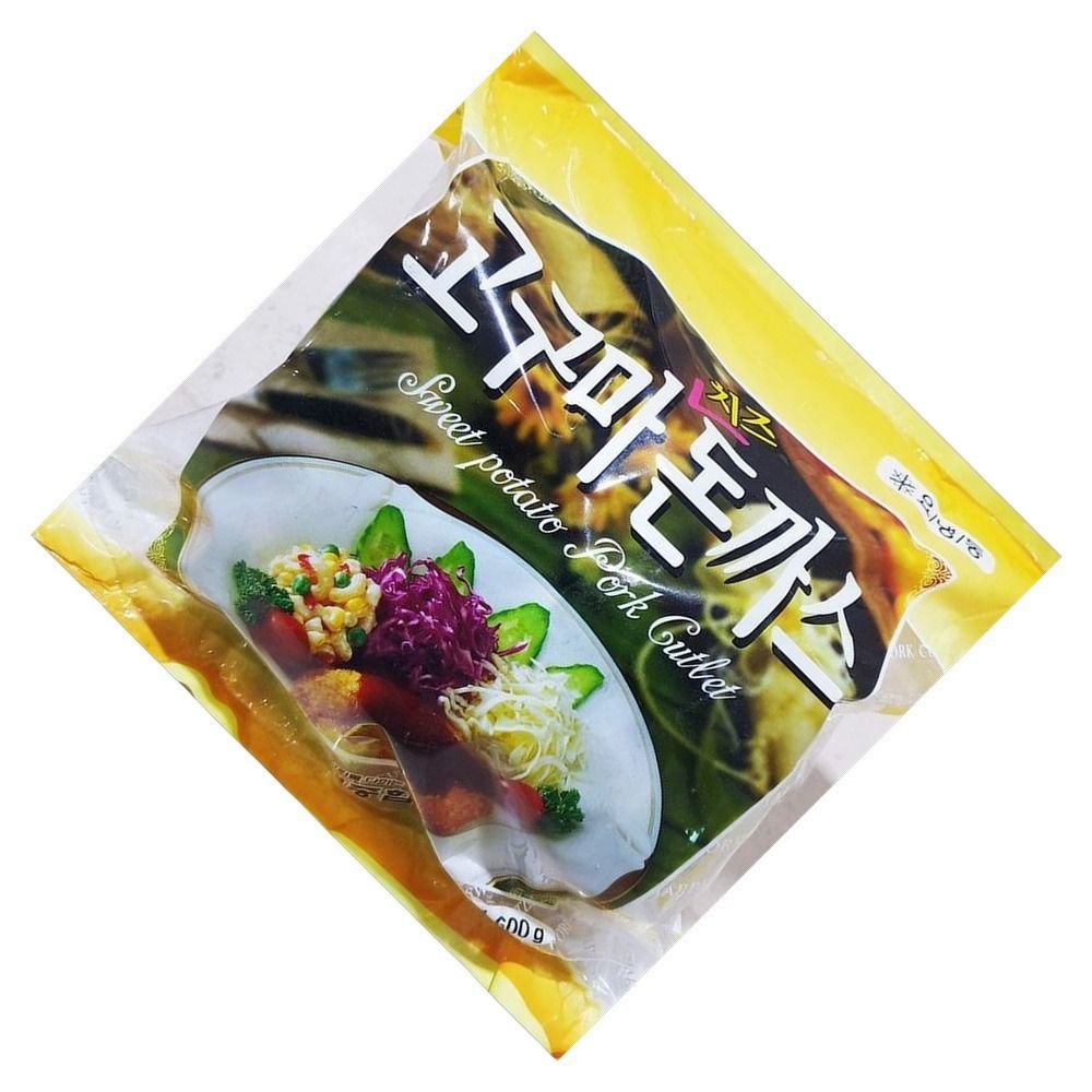 해피종합식품 해피 업소용 돈까스 전문점 안주 맛집 돈가스 고구마치즈 돈까스 1.6kg(10입) 1개