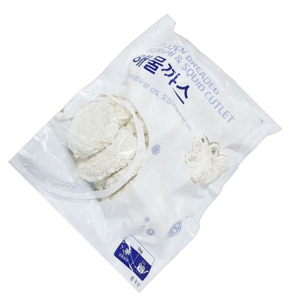 랜시푸드 맛집 도시락 냉동고기 안주 옛날 배달 돈가스 해물까스 1kg(20입) 1개