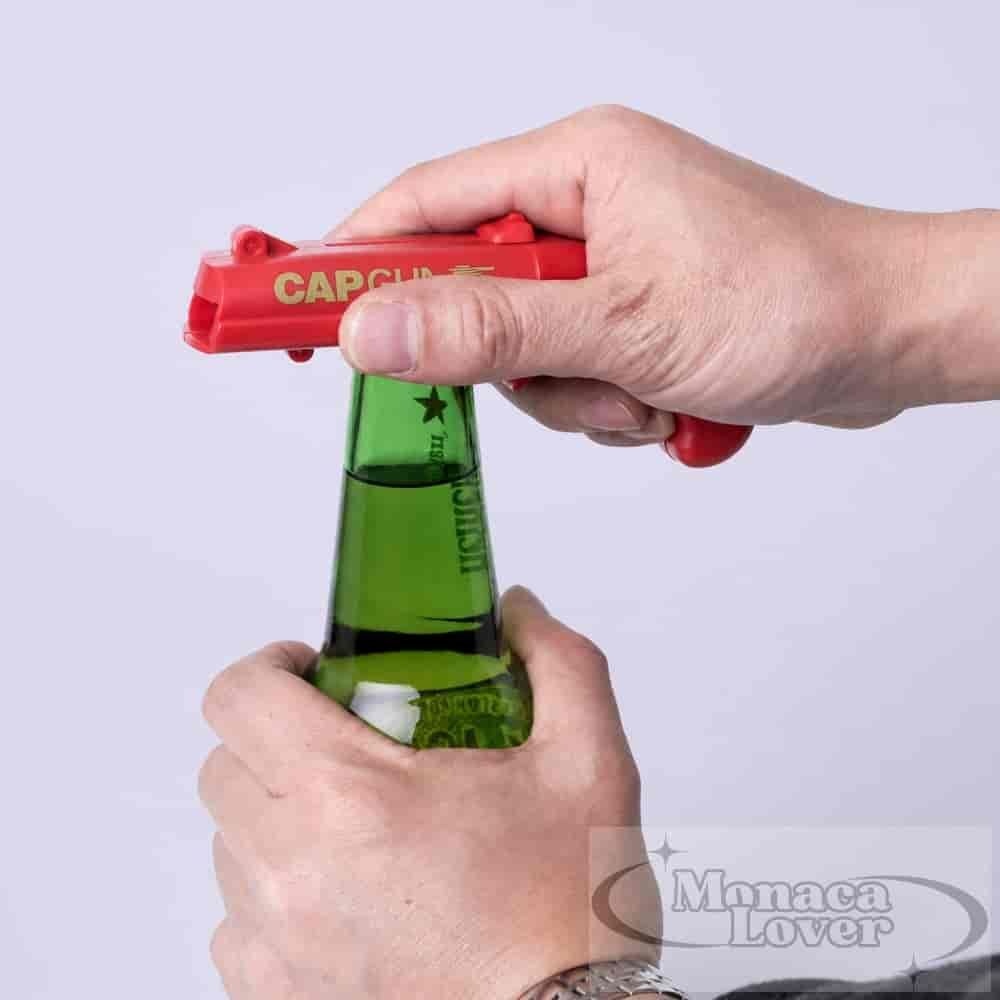 모나카러버 맥주 슈팅 캡건 오프너 병따개 자동병따개 만능병따개 맥주오프너